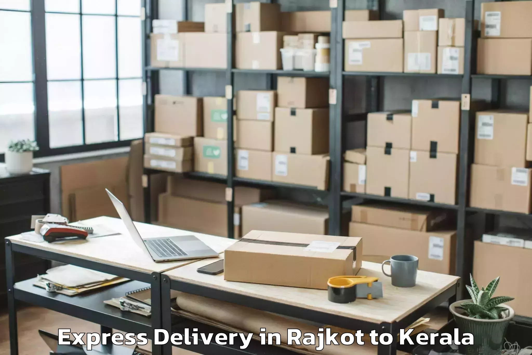 Discover Rajkot to Chingavanam Express Delivery